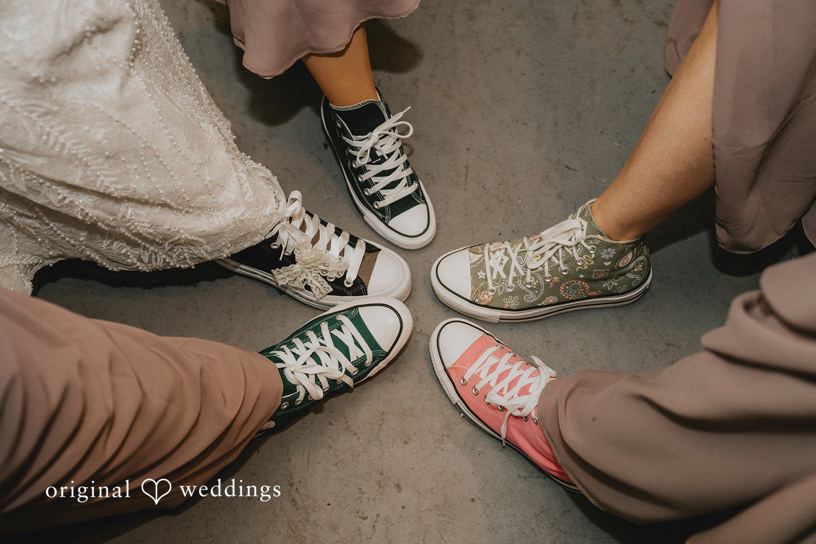 Wedding party portrait