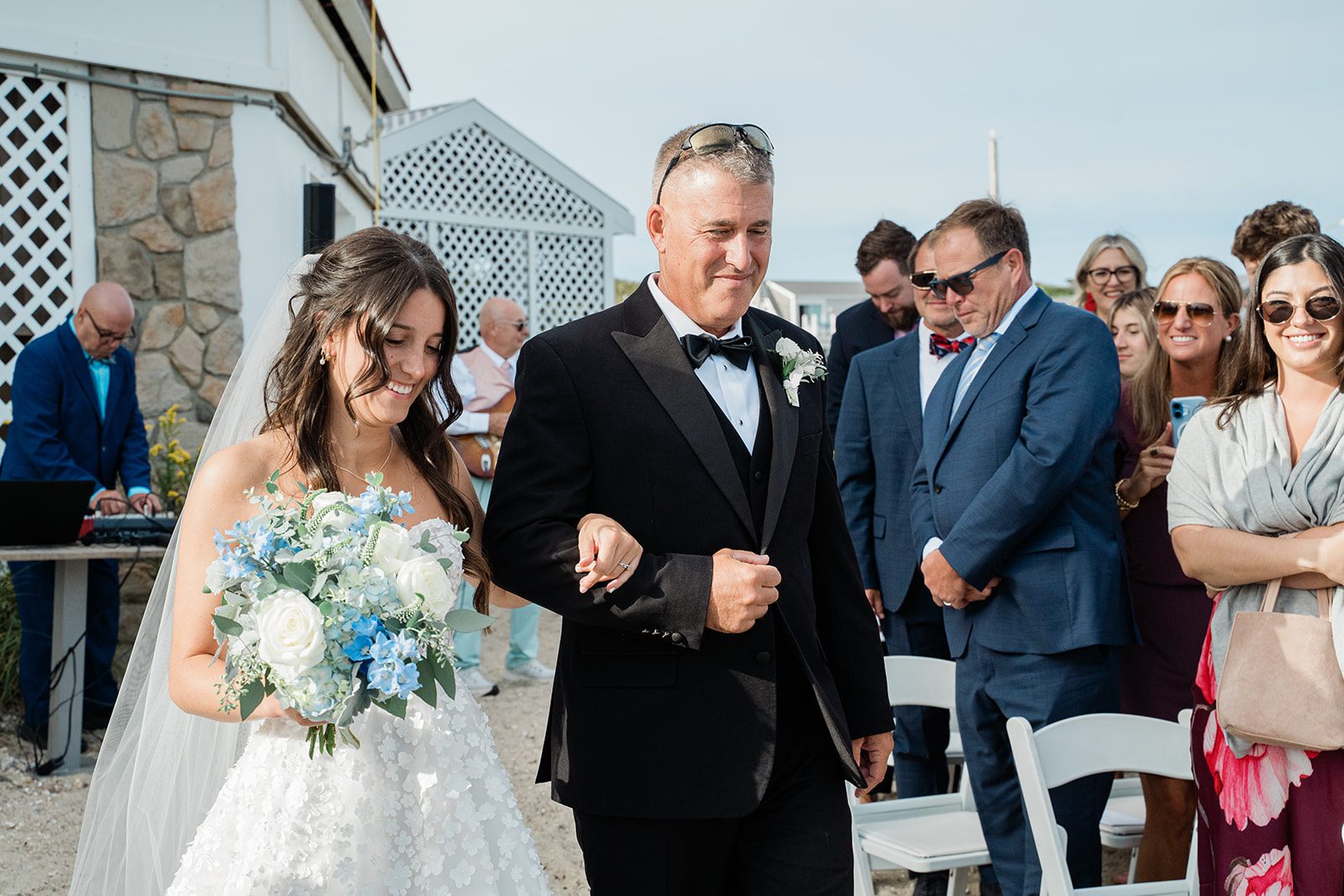 the-wharf-airy-boston-lia-cam-013-36 Bride walking down the aisle with her father