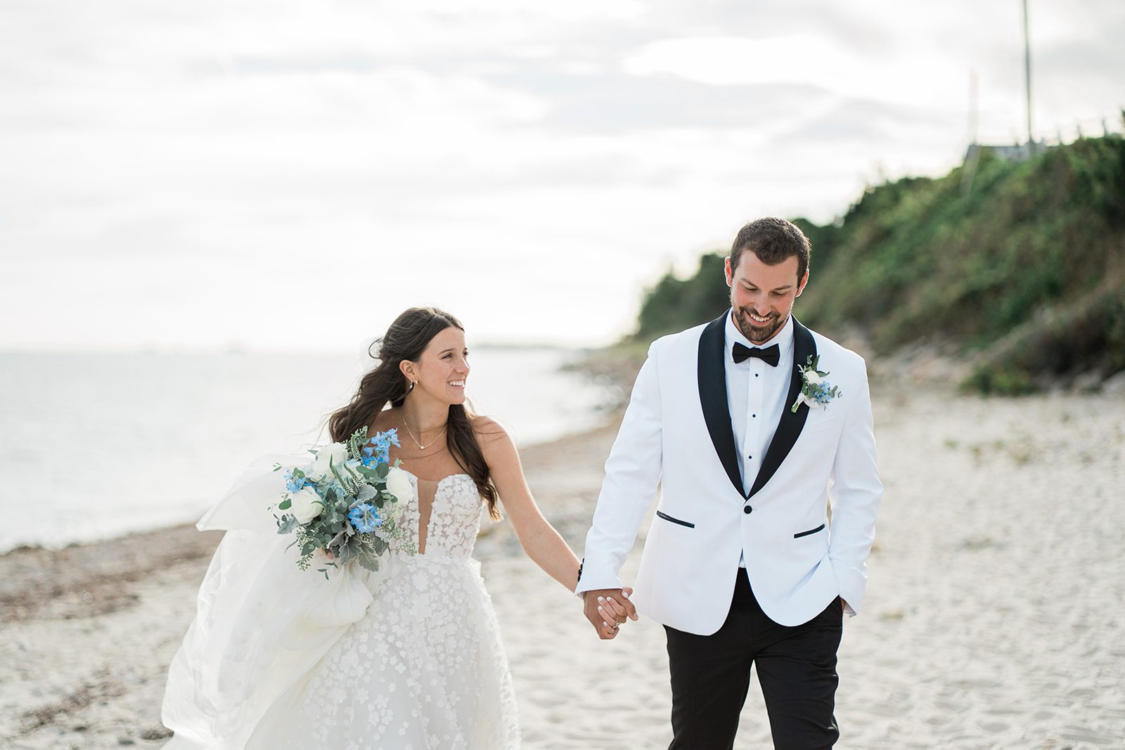 the-wharf-airy-boston-lia-cam-022-18 Bride and groom on the sand