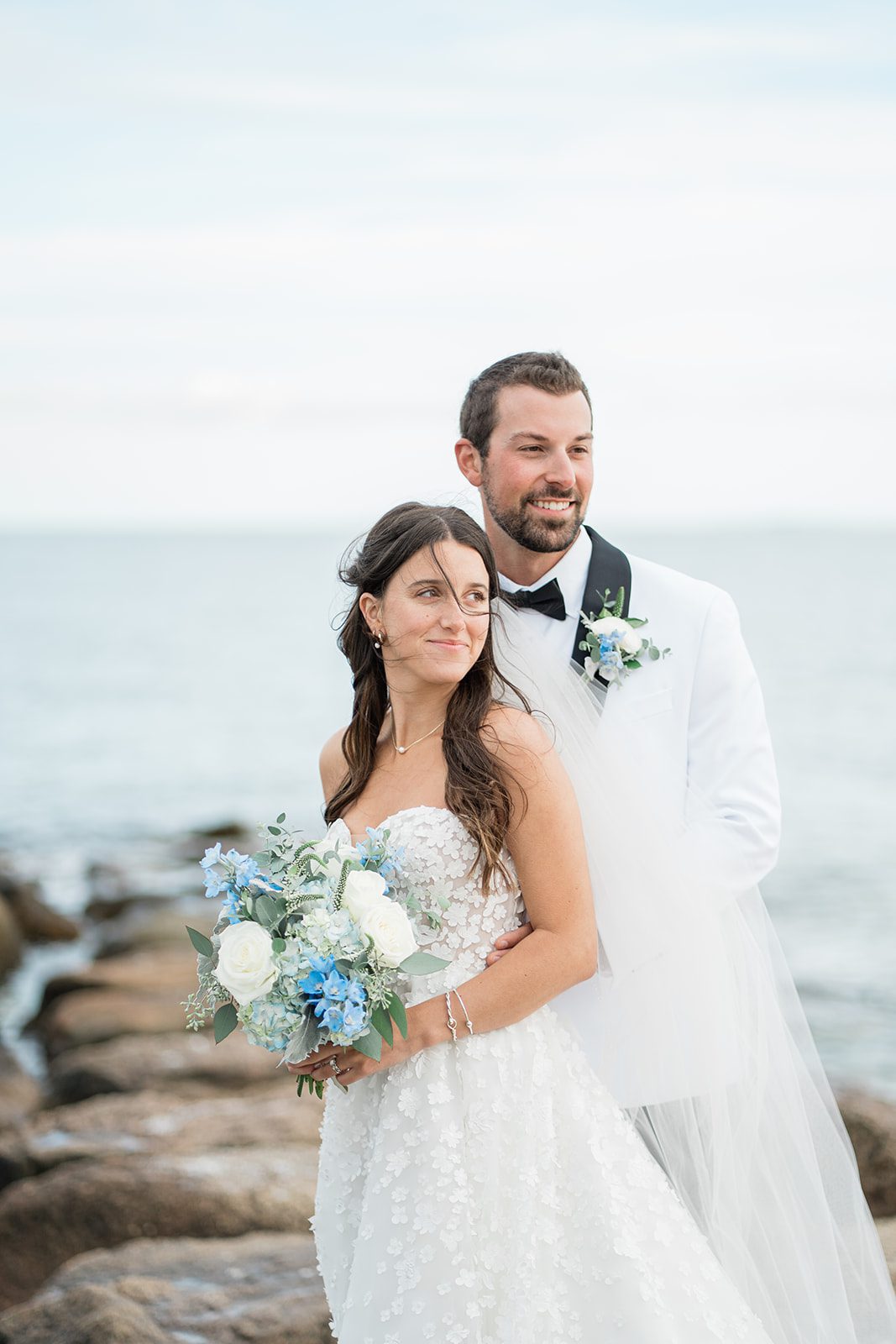 the-wharf-airy-boston-lia-cam-029-51 Couple close up with the ocean behind them