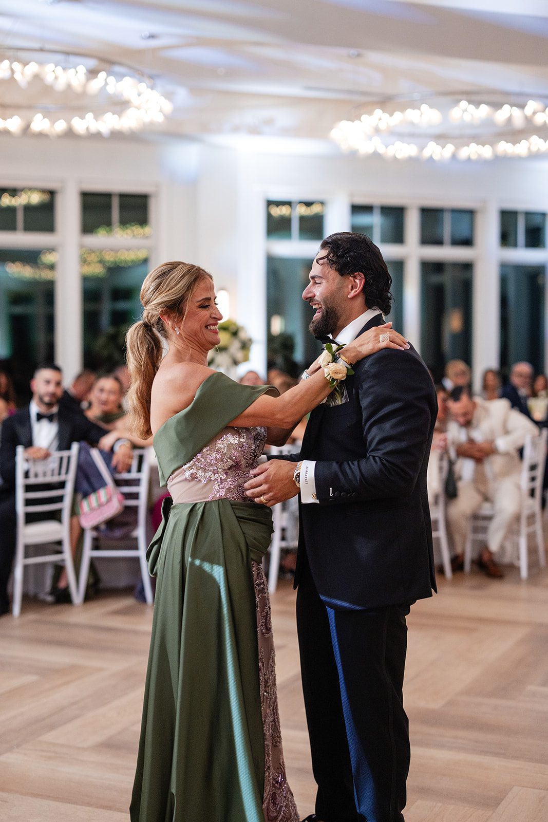Groom dancing with a loved one