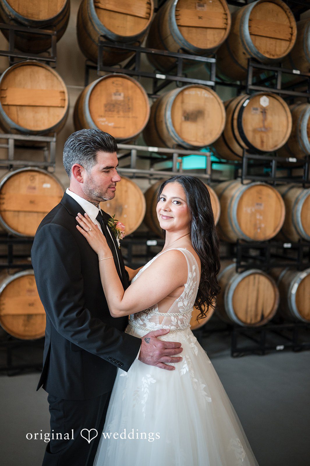 A stunning portrait of the couple