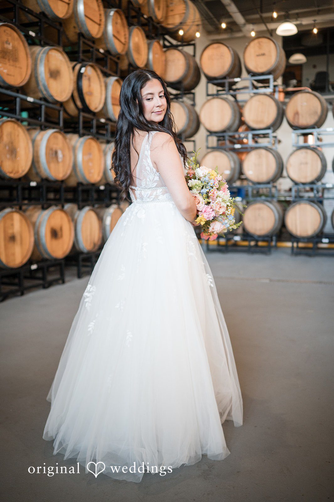 A beautiful portrait of the bride