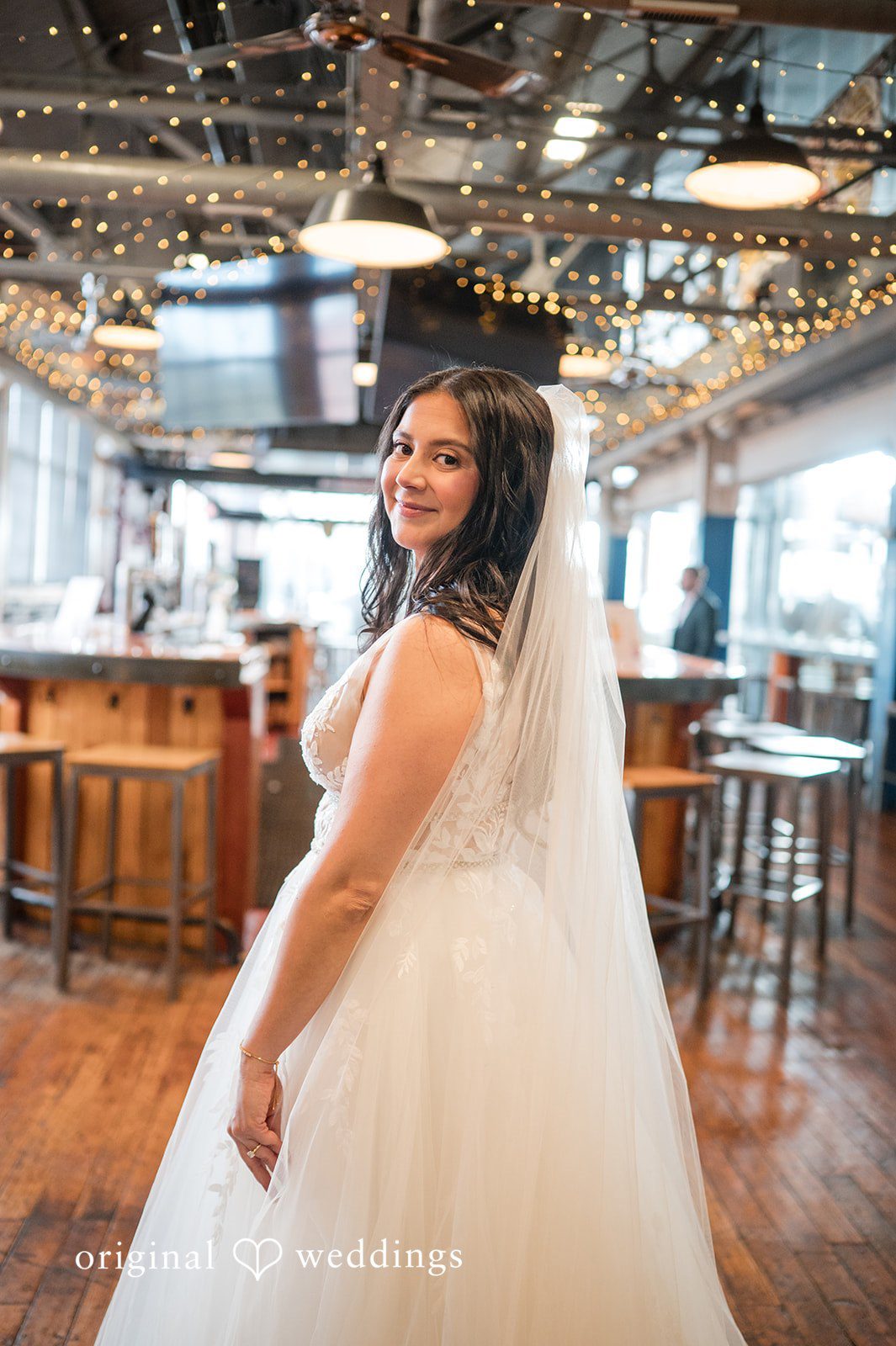 A stunning portrait of the bride