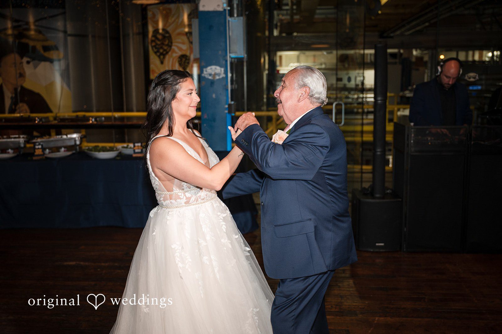 Bride dances with her father