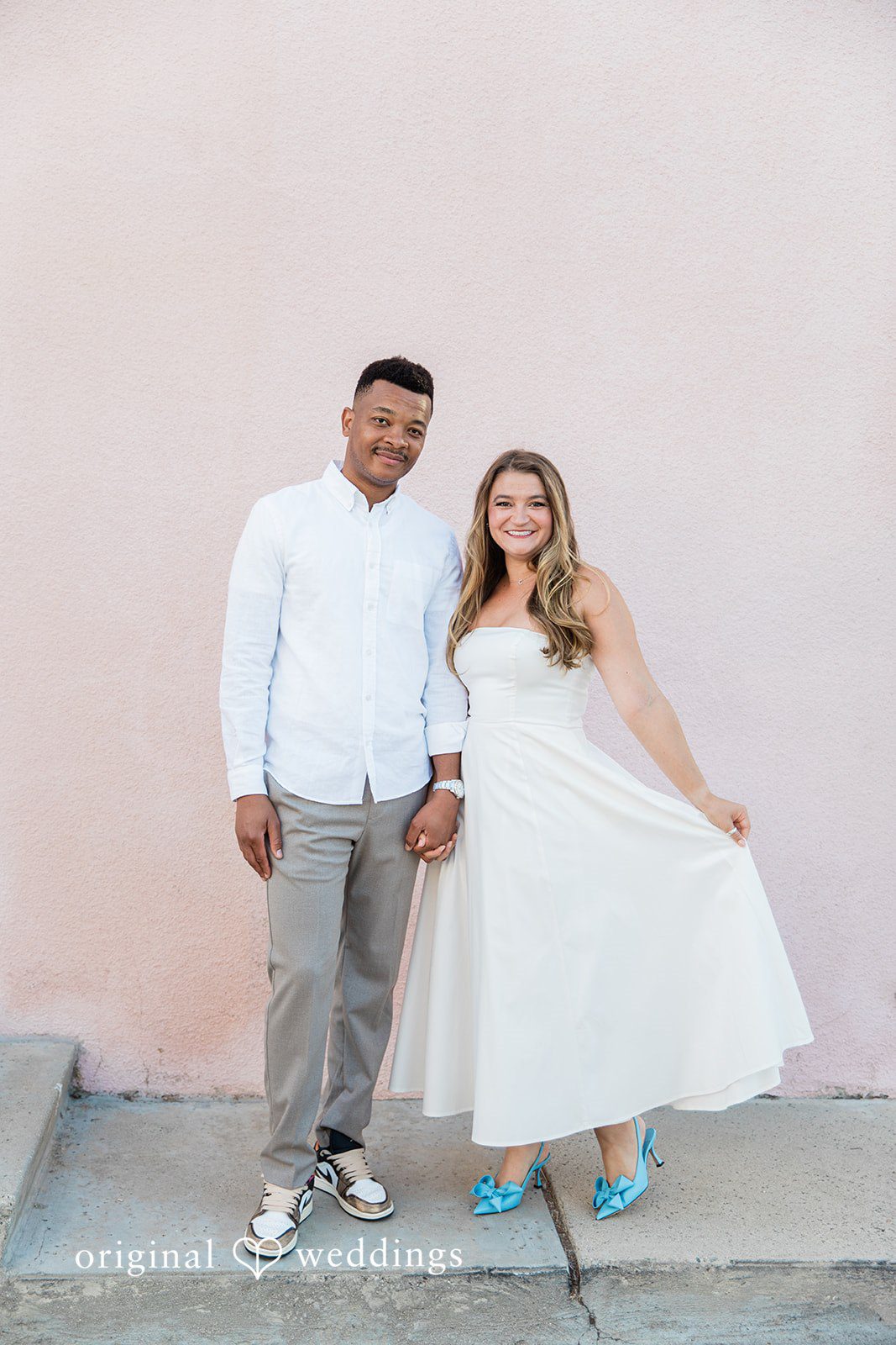 Christine + David Engagement Photography Services at Venice Canals | Christine & David -