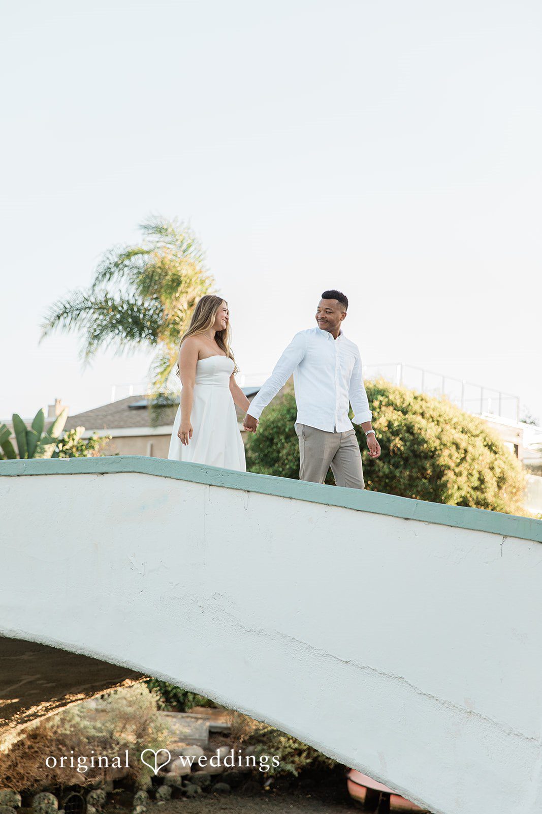 Christine + David Engagement Photography Services at Venice Canals | Christine & David -