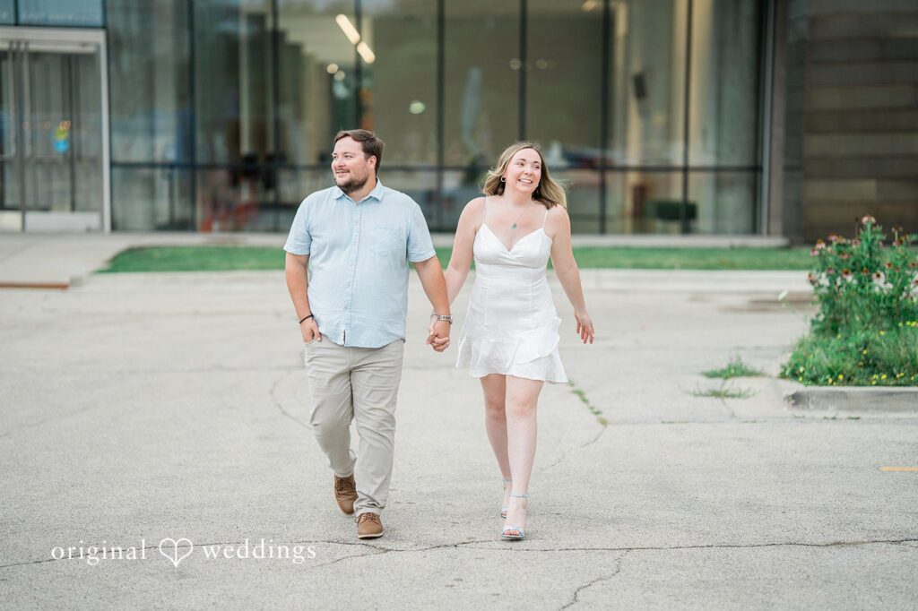 Maggie + Harrison Veterans Park and Atwater Beach Engagement | Maggie & Harrison -