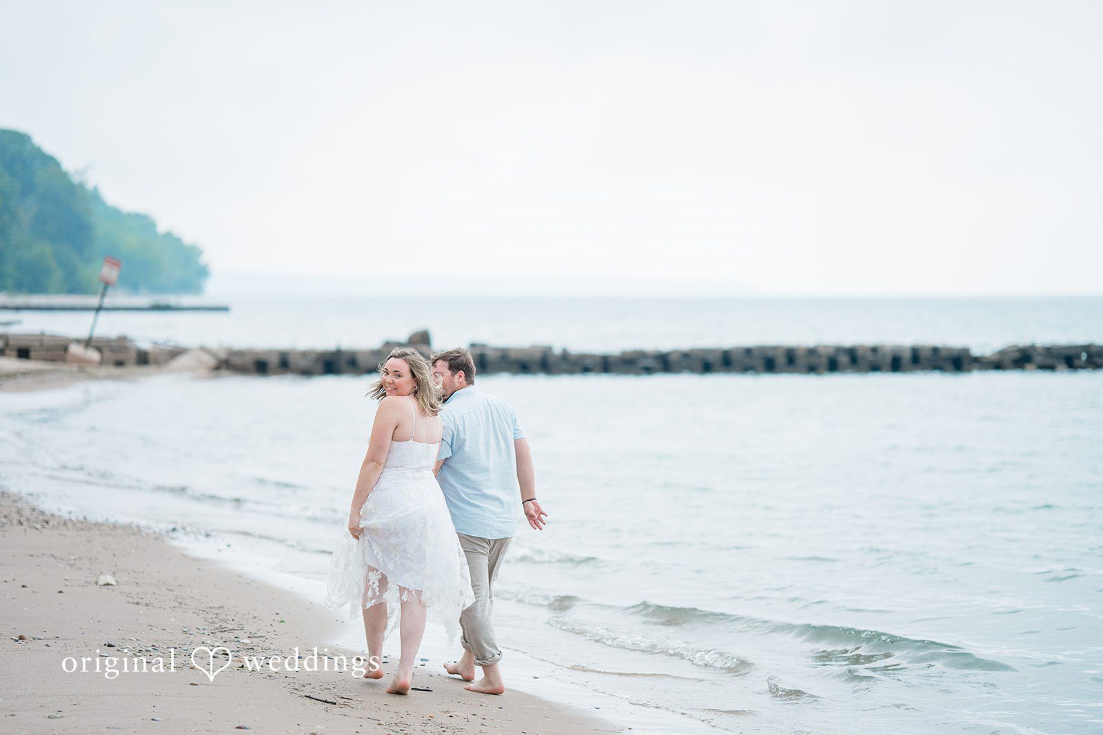 Maggie + Harrison Veterans Park and Atwater Beach Engagement | Maggie & Harrison -
