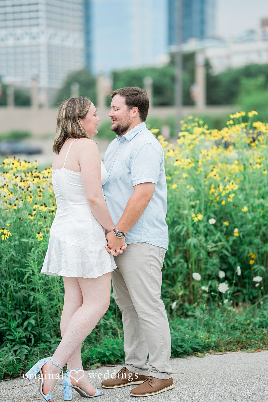 Maggie + Harrison Veterans Park and Atwater Beach Engagement | Maggie & Harrison -