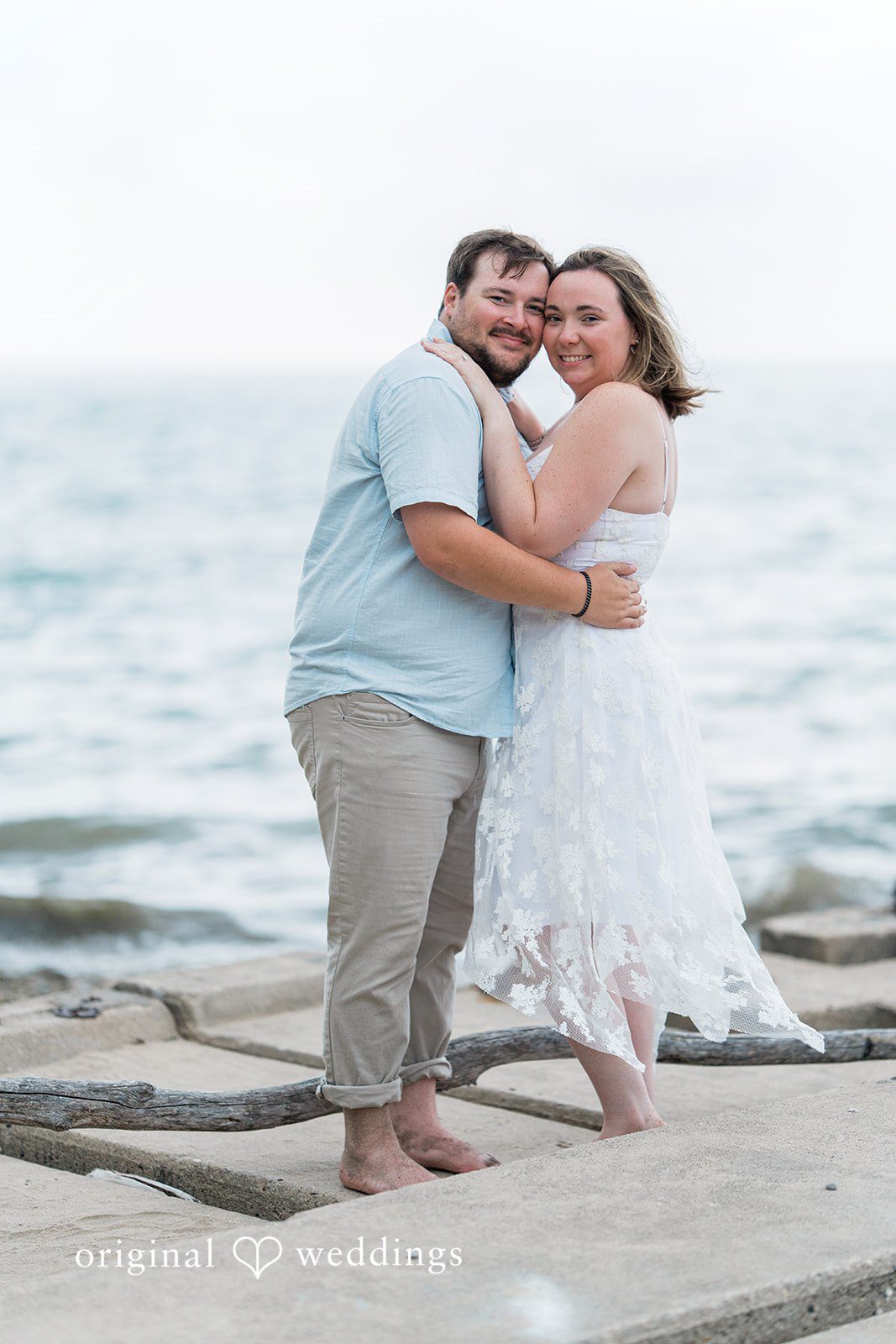 Maggie + Harrison Veterans Park and Atwater Beach Engagement | Maggie & Harrison -