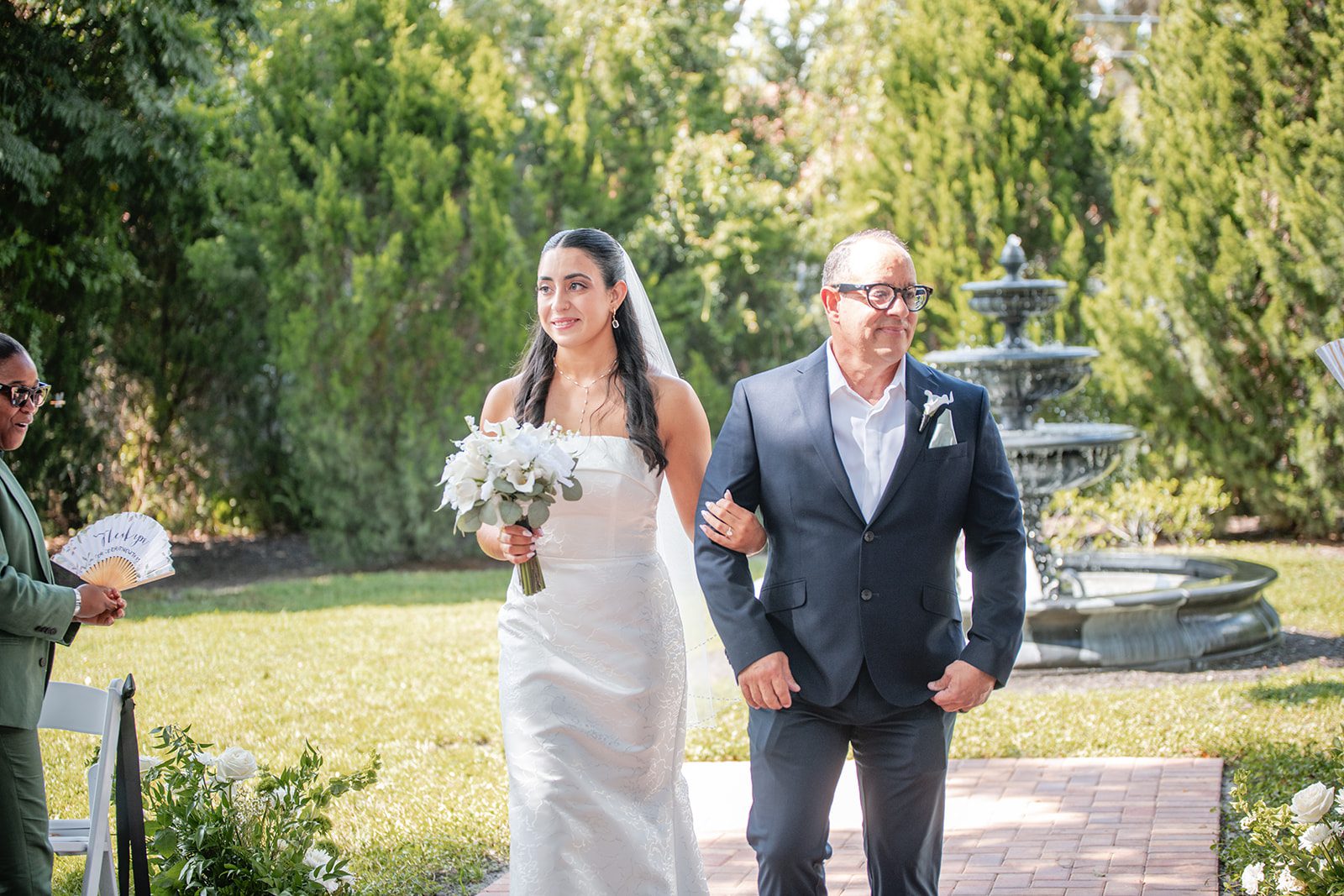 villa-festa-timeless-orlando-alondra-madison-010-16 Bride escorted down the aisle by her father