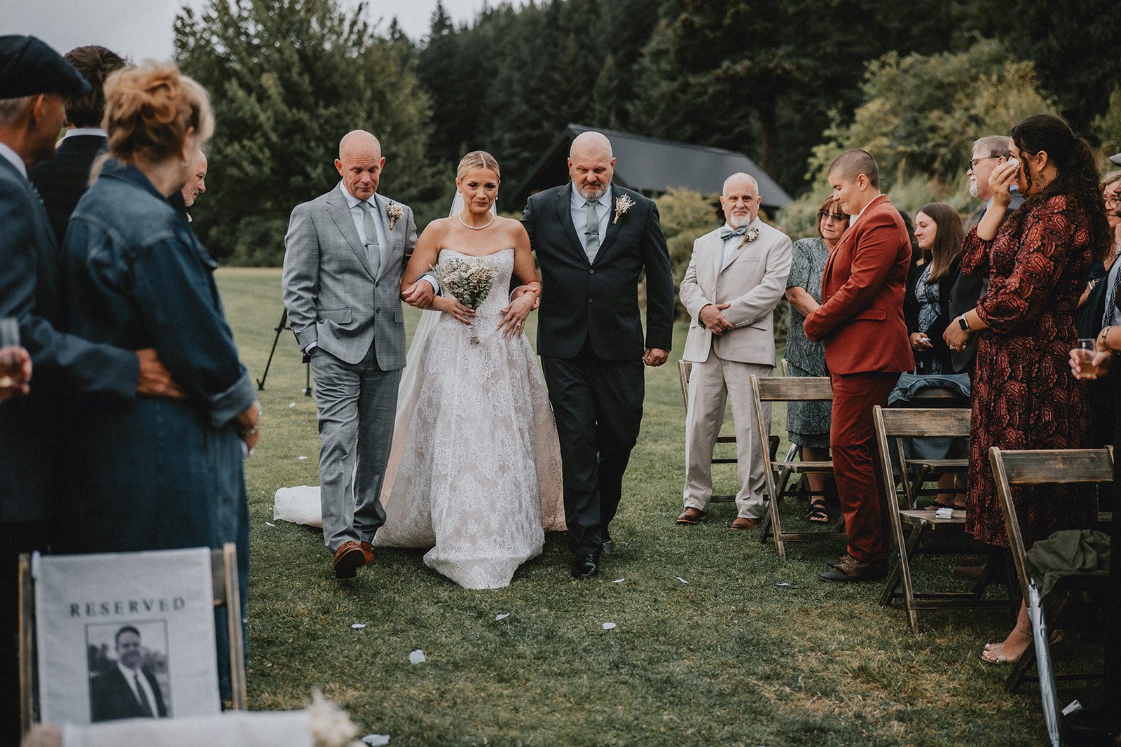 wind-mountain-ranch-rustic-portland-cj-rachel-p011-05 Walking down the aisle with family