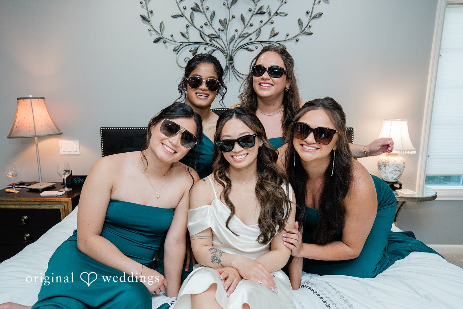 Sophie + Taylor The bride and her bridesmaids