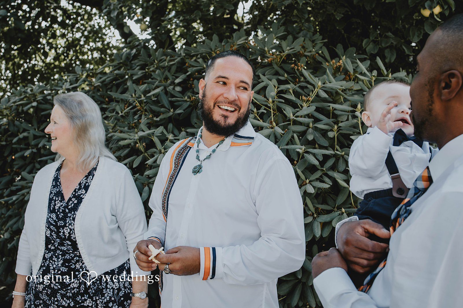 Alex + Simon Wedding party portrait
