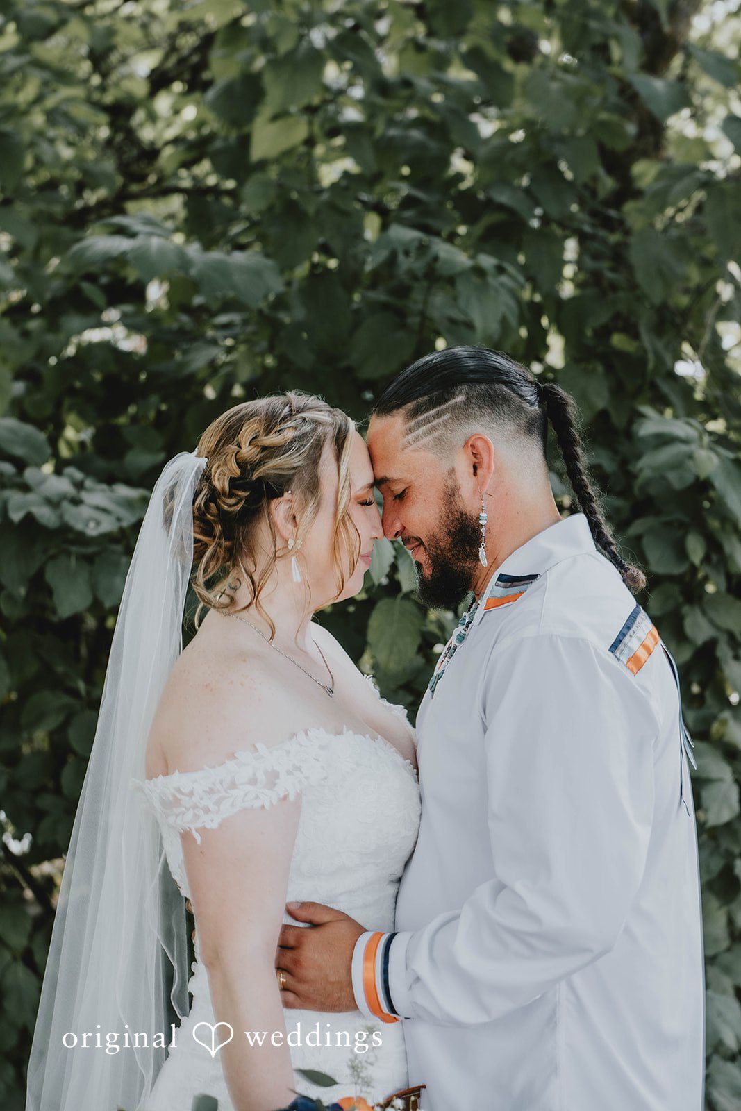 Alex + Simon Newlyweds embracing
